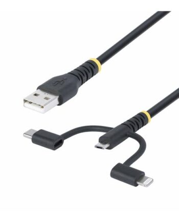 Startech Com   3ft Usb Multi Charging Cable  Lightning Micro-usb Type-  Usb-kabelkit