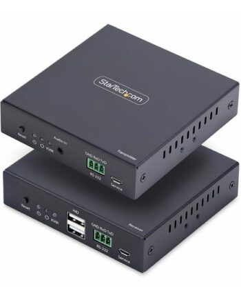 Startech Com Hdmi Kvm Extender Over Ip Network  4k 60hz  Driverless Transmitter And Receiver Kit Video Audio Usb Forlænger Hdmi