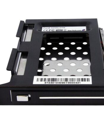 Startech Com   5in Sata Removable Hard Drive Bay For Pc Expansion Slot Storage Bay Adapter Black S25slotr Ramme