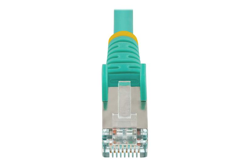 Startech Com 10m Cat6a Ethernet Cable Aqua Low Smoke Zero Halogen Lszh 10gbe 500mhz 100w Poe Snagless Rj-45 Strain Reliefs Ftp Network Patch Cord Patchkabel 10 Akvamarin