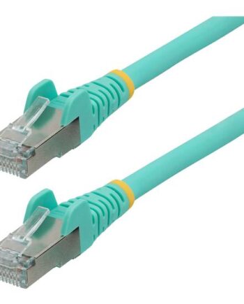 Startech Com 3m Cat6a Ethernet Cable Aqua Low Smoke Zero Halogen  Lszh  10gbe 500mhz 100w Poe  Snagless Rj-45   Strain Reliefs   Ftp Network Patch Cord Patchkabel     Akvamarin