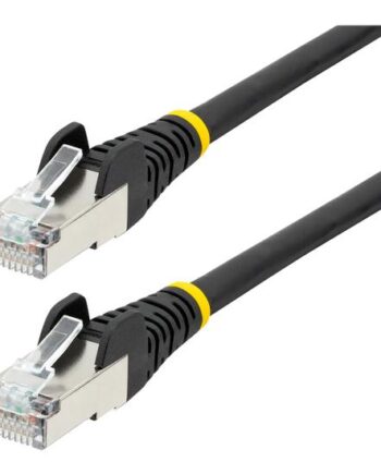 Startech Com 3m Cat6a Ethernet Cable Black Low Smoke Zero Halogen  Lszh  10gbe 500mhz 100w Poe  Snagless Rj-45   Strain Reliefs   Ftp Network Patch Cord Patchkabel     Sort