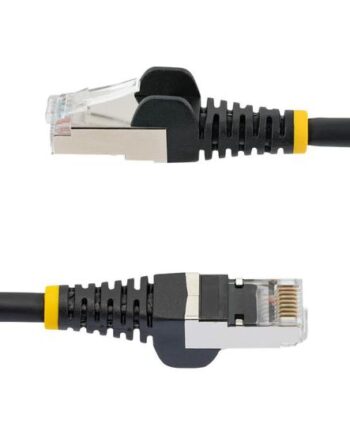 Startech Com 7m Cat6a Ethernet Cable Black Low Smoke Zero Halogen  Lszh  10gbe 500mhz 100w Poe  Snagless Rj-45   Strain Reliefs   Ftp Network Patch Cord Patchkabel     Sort