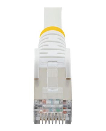 Startech Com 10m Cat6a Ethernet Cable White Low Smoke Zero Halogen  Lszh  10gbe 500mhz 100w Poe  Snagless Rj-45   Strain Reliefs   Ftp Network Patch Cord Patchkabel 10   Hvid
