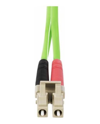 Startech Com 2m  6ft  Lc To Lc  Upc  Om5 Multimode Fiber Optic Cable  50 125µm Duplex Lommf Zipcord  Vcsel  40g 100g  Bend Insensitive  Low Insertion Loss  Lszh Fiber Patch Cord Patchkabel      Grøn