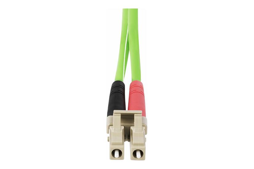 Startech Com 2m 6ft Lc To Lc Upc Om5 Multimode Fiber Optic Cable 50 125µm Duplex Lommf Zipcord Vcsel 40g 100g Bend Insensitive Low Insertion Loss Lszh Fiber Patch Cord Patchkabel Grøn