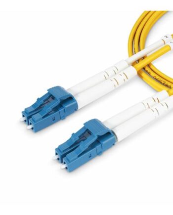 Startech Com 2m    6ft  Lc To Lc  Upc  Os2 Single Mode Duplex Fiber Optic Cable    125µm  Laser Optimized  10g  Bend Insensitive  Low Insertion Loss Lszh Fiber Patch Cord  Smdos2lclc2m  Patchkabel      Gul