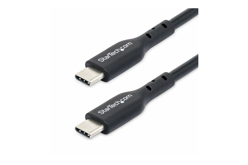 Startech Com 2m 6ft Usb Charging Cable Usb- Cable Usb Type- Laptop Charger Cord 60w 3a Power Delivery Tpe Jacket Usb- Data Transfer Cable Usb Type- Kabel 24 Pin Usb- Til 24 Pin Usb-