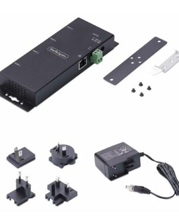Startech Com 4p Serial To Ethernet Adapter  Ip Lan To Rs232 Db9 Converter Enhedsserver Taa-kompatibel
