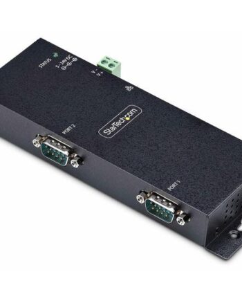 Startech Com 2p Serial To Ethernet Adapter  Ip Lan To Rs232 Db9 Converter Enhedsserver Taa-kompatibel