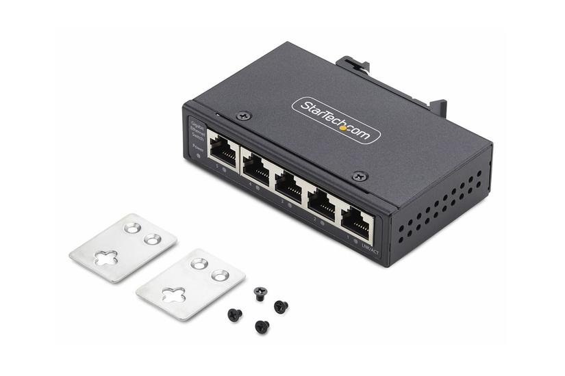 Startech Com -port Unmanaged Industrial Ethernet Switch Ip30 Taa Switch Porte Ikke Administreret Taa-kompatibel