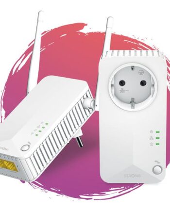 Strong Powerline 600 Duo Powerline-adaptersæt Kan Sluttes Til Vægstik