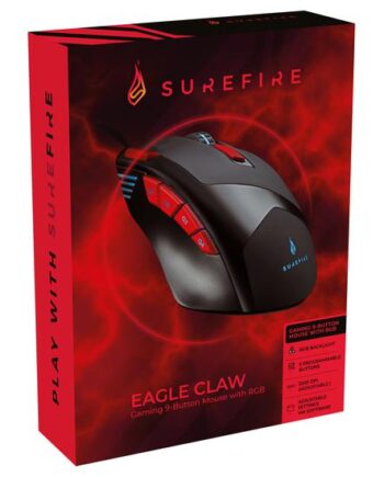 Surefire 48817 Mus Spil Højre Hånd Usb Type-  Optisk 3200 Dpi