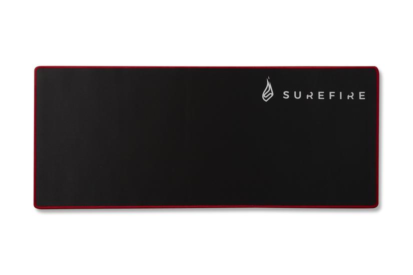 Surefire Silent Flight 680 Gaming Musemåtte Sort Rød