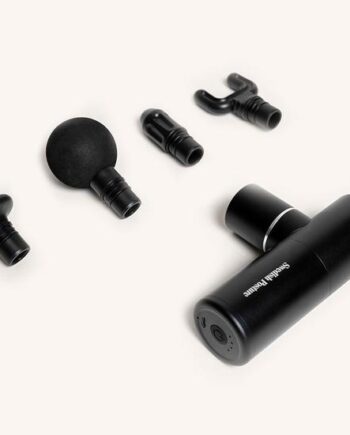 Swedish Posture Massage Gun Mini Recovery Massageapparat Universel Sort