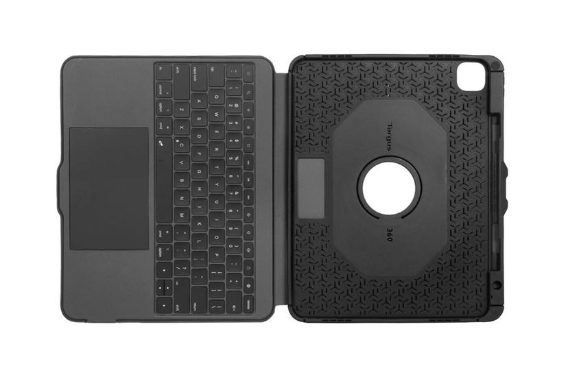 Targus Versavu Tastatur Og Folio-kasse Med Trackpad Qwerty Nordisk Sort Indgangsudstyr
