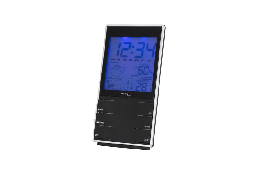 Technoline Ws 9120 Digital Vejrstation Sort Sølv