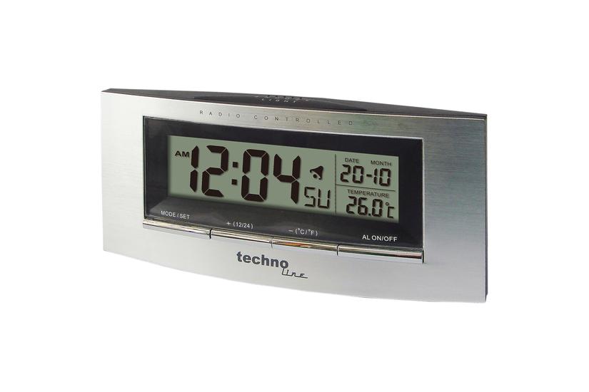 Technoline Wt182 Digital Alarmur Sølv
