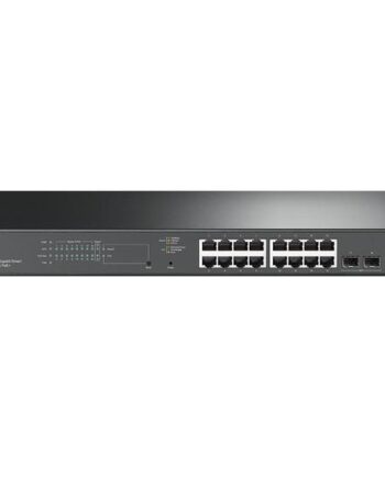 Tp-link Jetstream Tl-sg2218p Netværksswitch Administreret L2 L2  Gigabit Ethernet  10 100 1000  Strøm Over Ethernet  Poe  1u Sort
