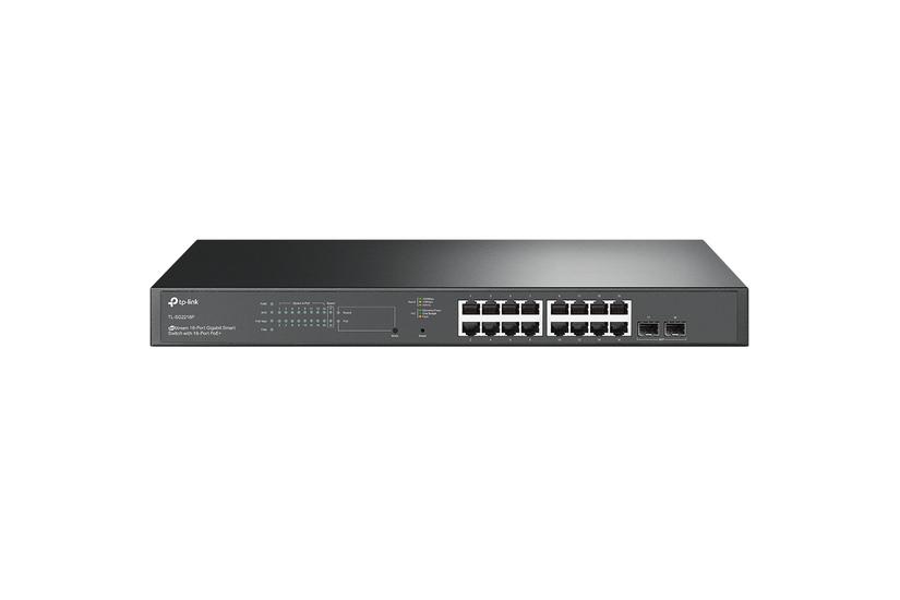 Tp-link Jetstream Tl-sg2218p Netværksswitch Administreret L2 L2 Gigabit Ethernet 10 100 1000 Strøm Over Ethernet Poe 1u Sort
