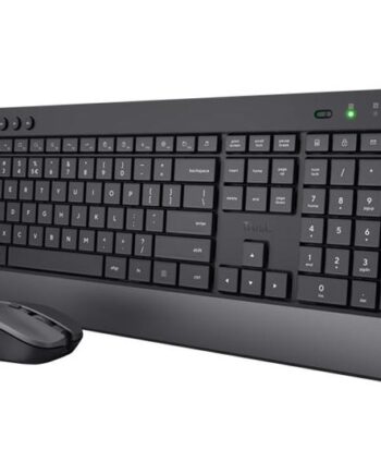 Trust Tkm-450 Sæt Med Mus Og Tastatur Nordisk Sort Indgangsudstyr