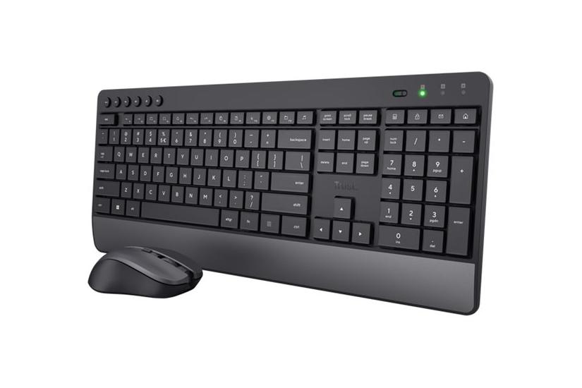 Trust Tkm-450 Sæt Med Mus Og Tastatur Nordisk Sort Indgangsudstyr