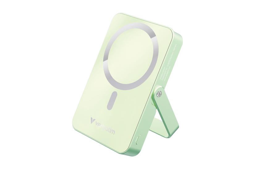 Verbatim Charge Go Trådløs Power Bank Magnetisk Med Stativ Li-pol 24 Pin Usb- 20 Watt