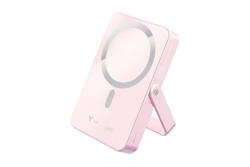 Verbatim Charge Go Trådløs Power Bank Magnetisk Med Stativ Li-pol 24 Pin Usb- 20 Watt