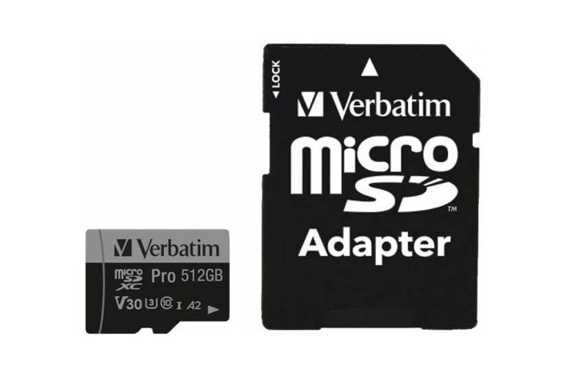 Verbatim Pro U3 Flashhukommelseskort 512 Gb Microsdxc Uhs-