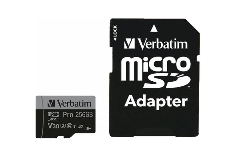 Verbatim Pro U3 Flashhukommelseskort 256 Gb Microsdxc Uhs-