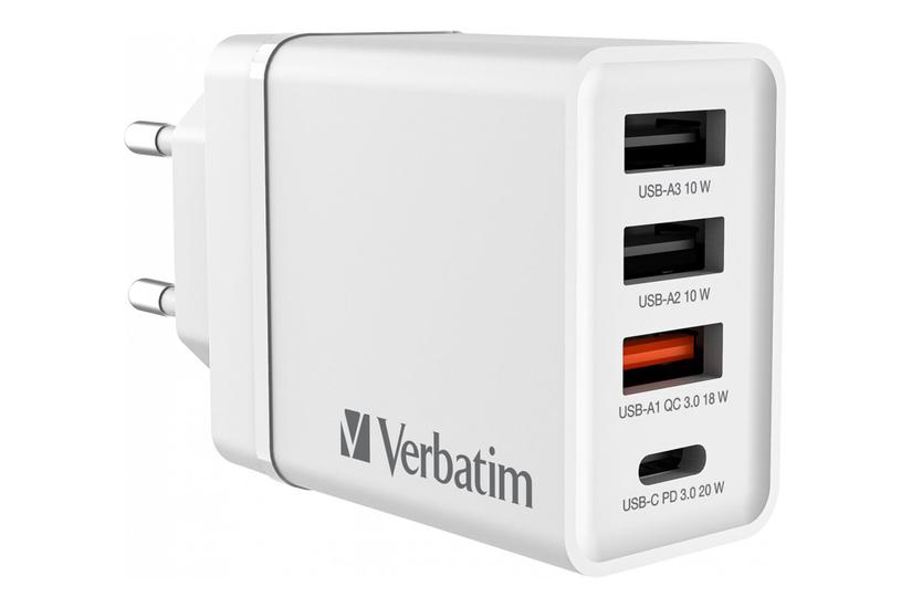 Verbatim Strømforsyningsadapter 24 Pin Usb- Usb Type 30 Watt