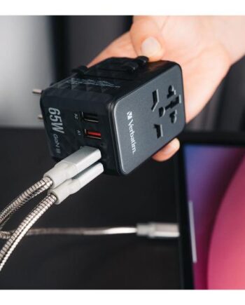 Verbatim Uta-05 Strømforsyningsadapter Gan Iii  Universel     Usb-       Usb 65 Watt