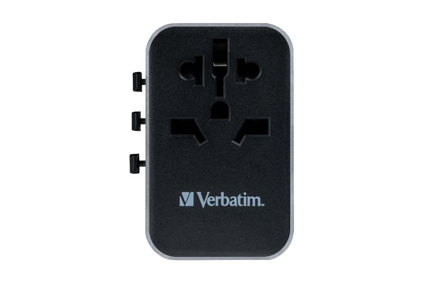 Verbatim Uta-04 Strømforsyningsadapter Universal Usb- Usb Type 61 Watt
