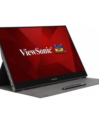 Viewsonic Td1655 Computerskærm 39   Cm  15   Quot  1920   1080 Pixel Fuld Hd Led Berøringsskærm Multibruger Sort  Sølv