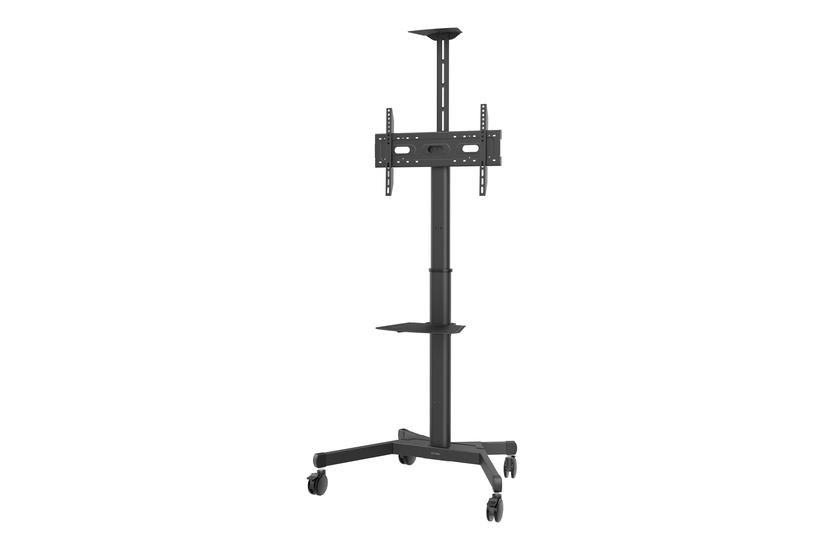 Vision -series Vfm-f21 Vogn Med Hjul For Fladt Panel Videokonferencesystem Højdejusterbar Maks 50 Kg Sort