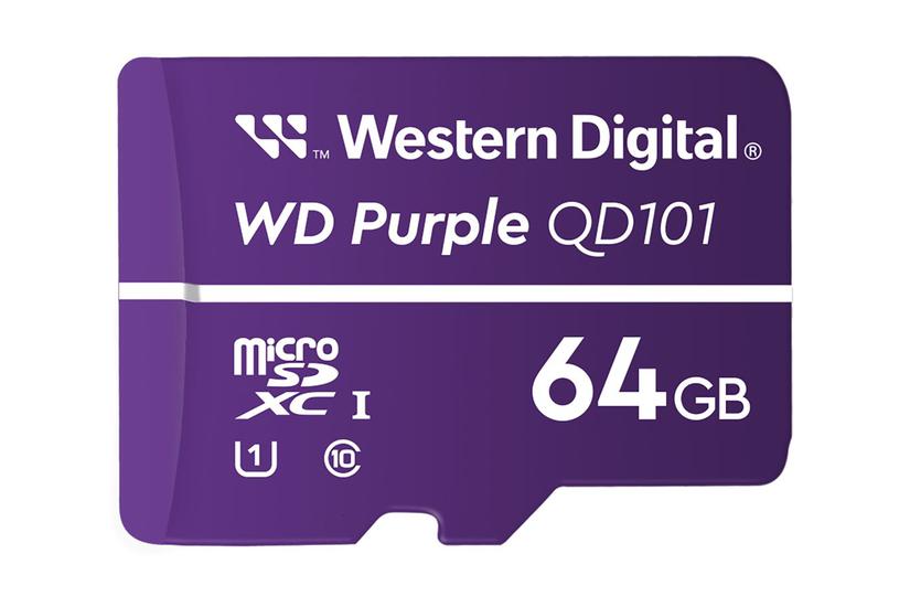 Wd Purple Wdd064g1p0c-85ael0 Flashhukommelseskort 64 Gb Microsdxc