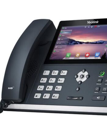 Yealink Sip-t48u Voip-telefon Med Opkalds-id 10-vejs Opkaldskapacitet
