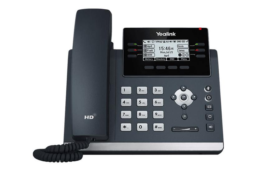 Yealink Sip-t42u Voip-telefon Med Opkalds-id -vejs Opkaldskapacitet