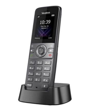 Yealink W74h Ekstra Trådløst Håndsæt Med Bluetooth Interface Med Opkalds-id  -vejs Opkaldskapacitet