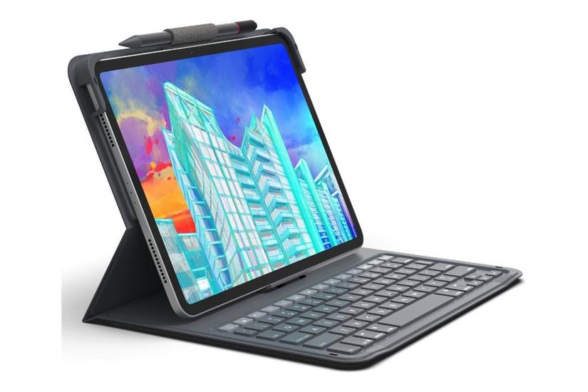 Zagg Messenger Folio Tastatur Og Folio-kasse Etui Transportabel Qwerty Nordisk Brunsort Indgangsudstyr