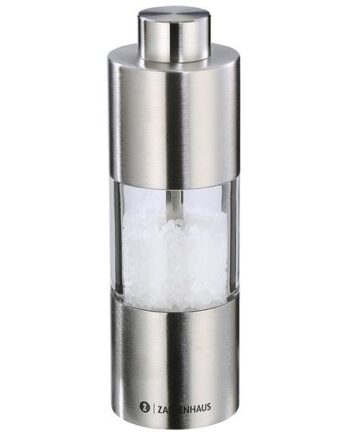 Zassenhaus 030402 Krydderikværn Salt Og Peberkværn Rustfrit Stål  Transparent