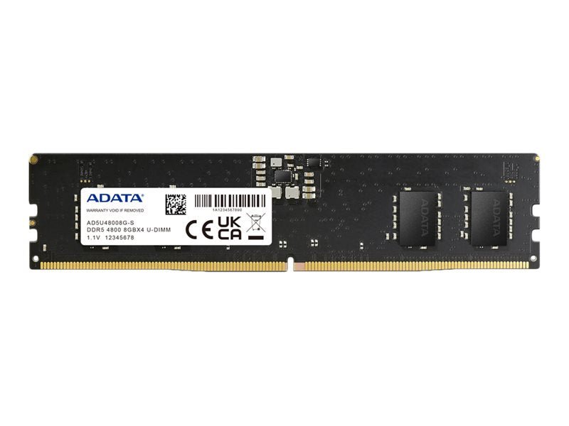 Adata Ddr5 8gb 4800mhz Cl40 On-die Ecc Ram Geekd Dk