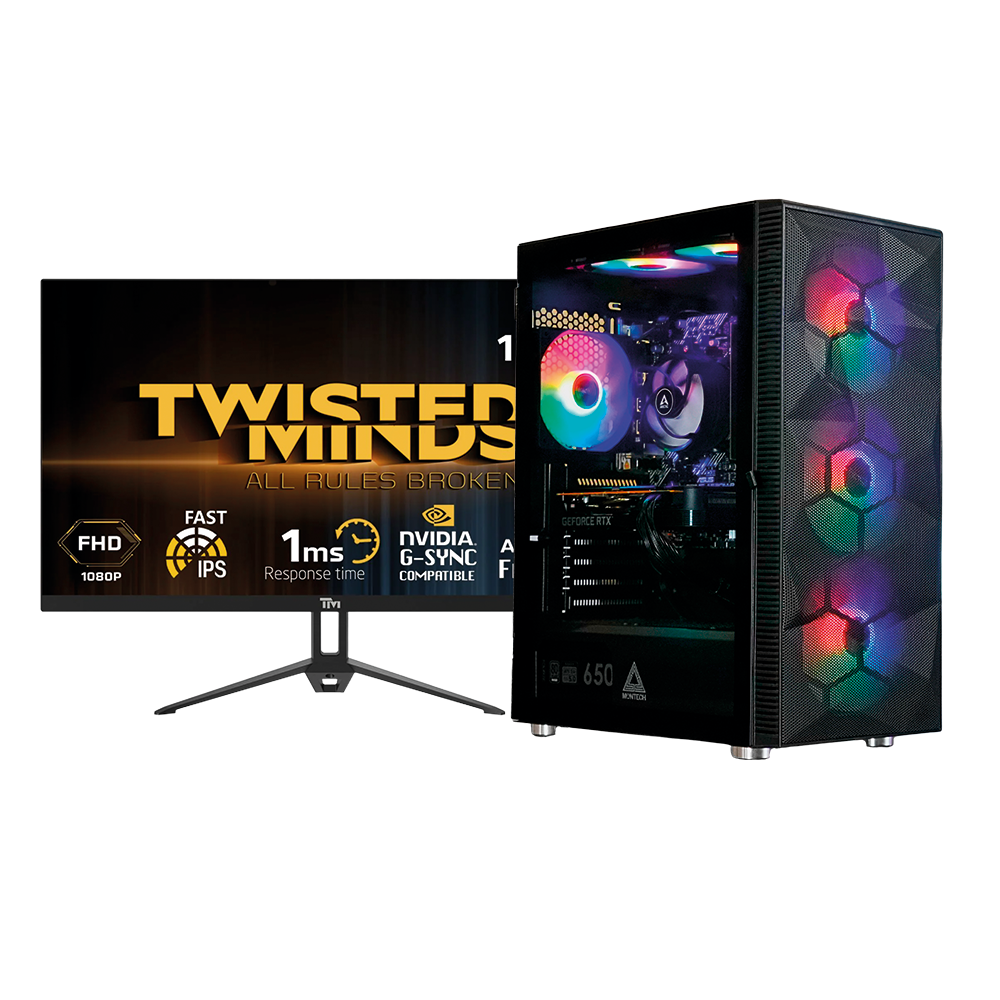 Begynder Gaming Computer     Skærm Pc Bundle Geekd Dk