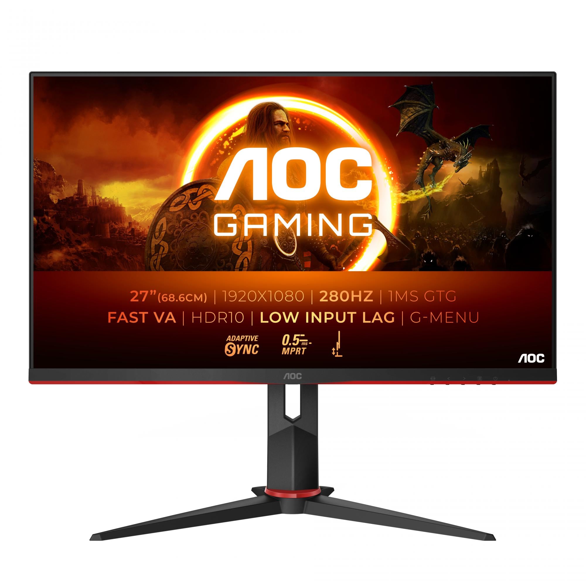 Aoc 27g2zn3 Bk 27 Quot  Gamingskærm 280hz Geekd Dk