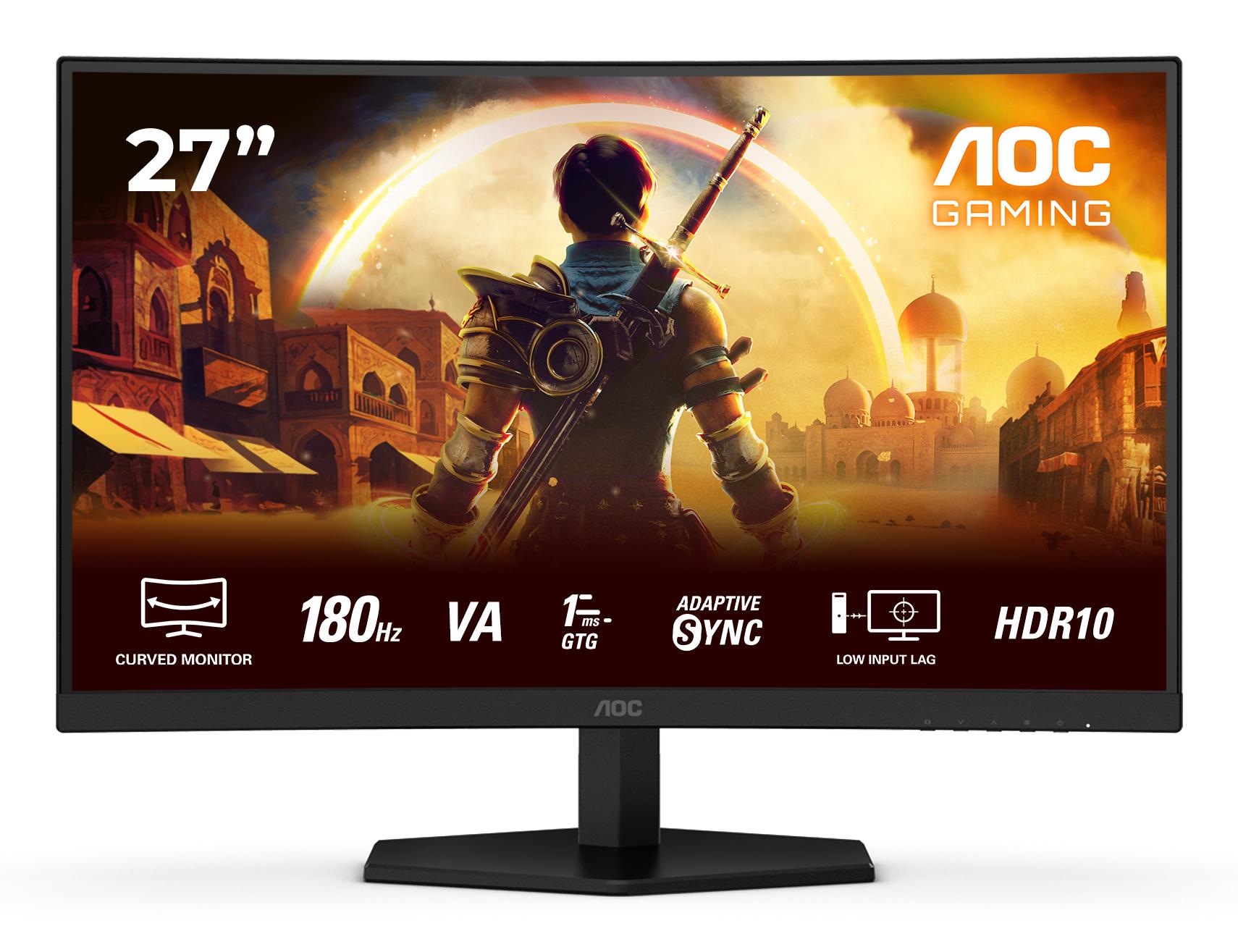 Aoc Gaming C27g42e 27 Quot  1920x1080 1ms 180hz Gaming Skærm Geekd Dk
