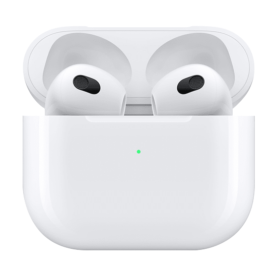 Apple Airpods 3rd Gen  2022  Trådløse Høretelefoner Med Lightning-etui  White