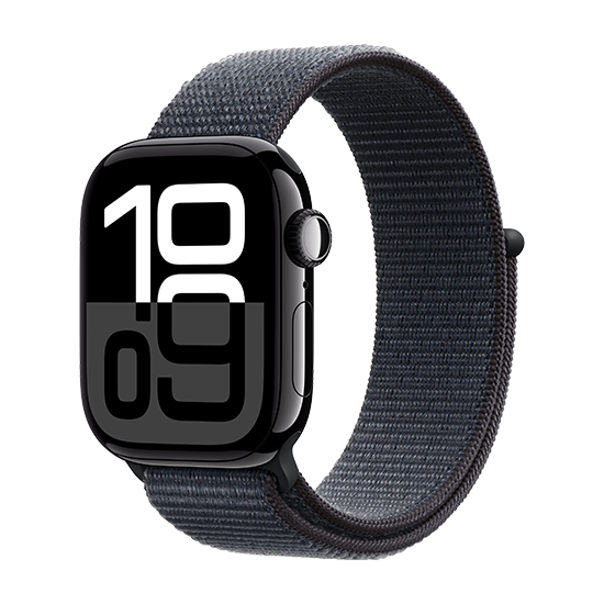 Apple Watch 10 Gps 42mm Alu Case With Sport Loop Jet Black