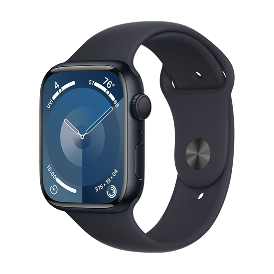 Apple Watch   45mm Aluminium Case With Sport Band     Midnight