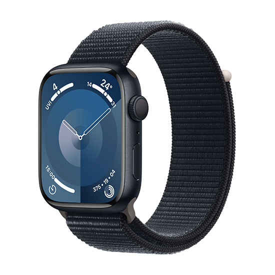 Apple Watch   45mm Aluminium Case With Sport Loop Midnight