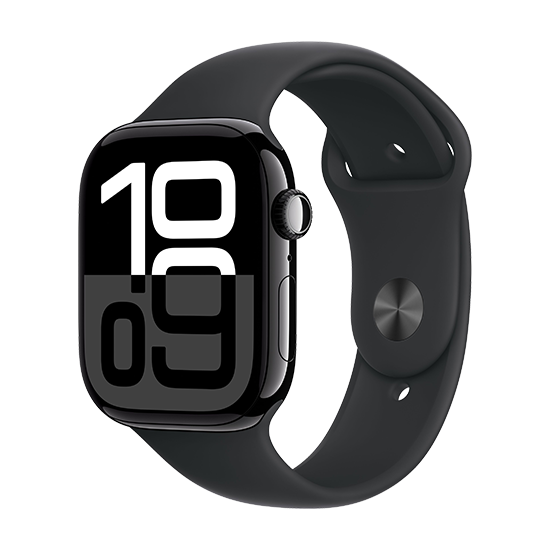 Apple Watch 10 46mm Alu Case With Sport Band     Jet Black